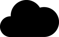 Cloud Black Shape Outline Drawing Svg Vector, Free Vectors File